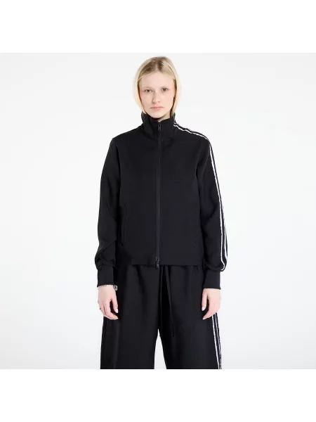 Jachetă Sport Uniform Raw Cut 3 Stripes Track Top Black/ Black L negru