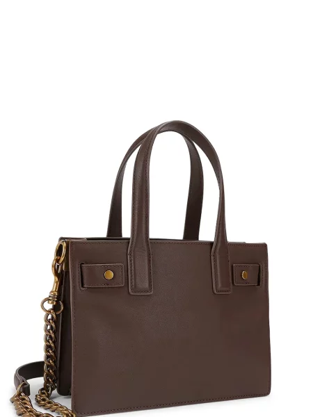 Kurt Geiger Bőr bőrönd Sloane barna
