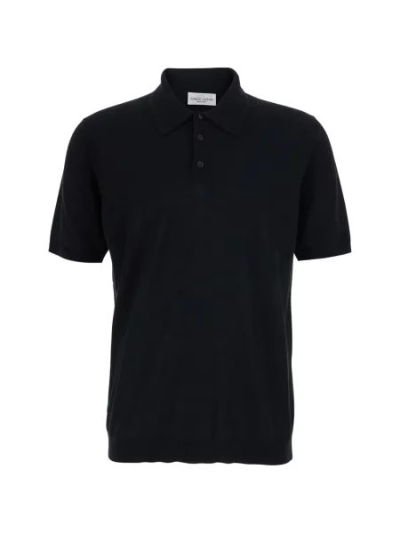Tricou polo Roberto Collina negru