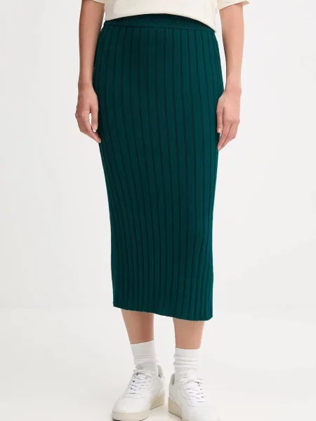 Calvin Klein Jeans spódnica maxi ołówkowa zielony