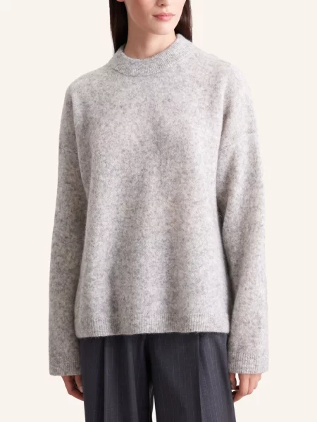 Seidensticker Sweter grau szary