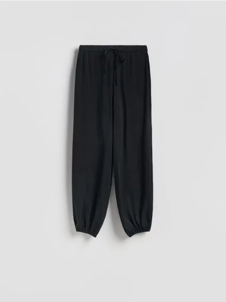 Reserved Pantaloni balloon negru