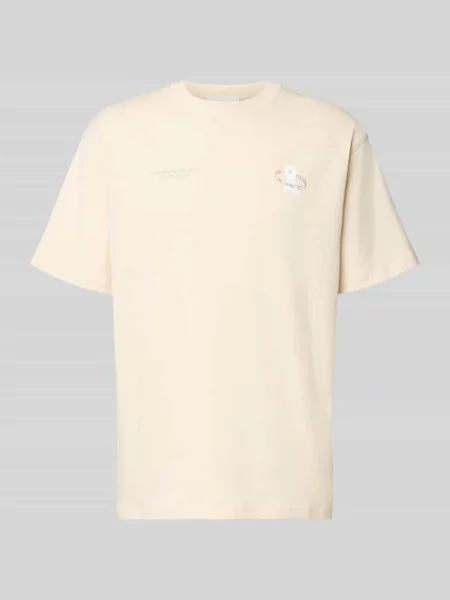 T-shirt o kroju relaxed fit z czystej bawełny ekologicznej Model MAARKOS' Armedangels biała