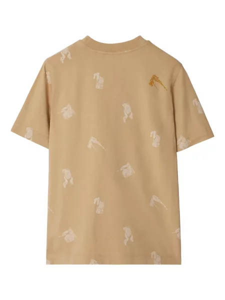 Marškinėliai Burberry ruda
