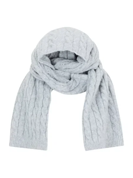 PIECES Šal PCJEMEN svijetlosiva