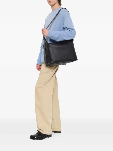 Geantă Loewe cu bretele negru