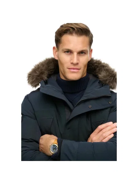 Parka Superdry modrá