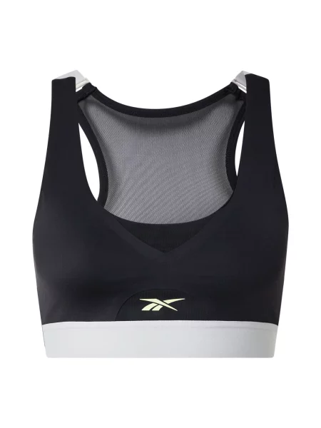 Reebok Sutien sport negru alb