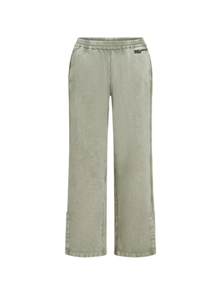 Pantaloni Karl Lagerfeld Jeans alergare verde