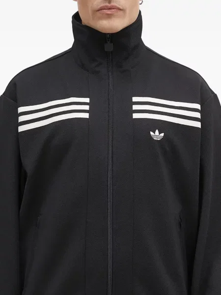 Sneakerși Adidas Stan Smith cu dungi din piele de căprioară albastru