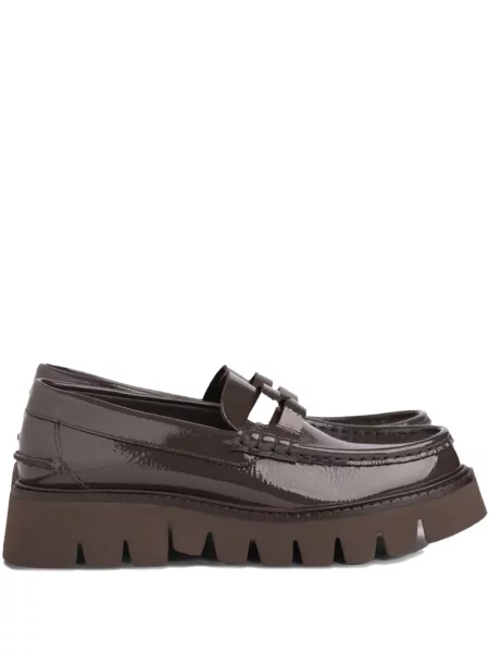 Pantofi loafer Pedro Garcia cu platformă maro
