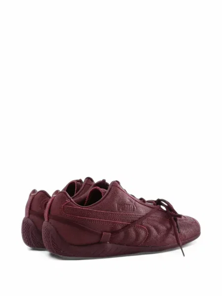 Fűzős csipkés sneaker Puma autogrammal piros