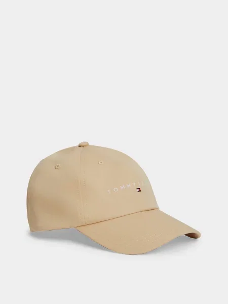 Tommy Hilfiger TJM LINEAR LOGO CAP Кепка бежевий