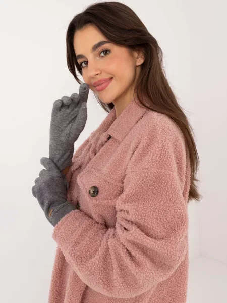 Mănuși Fashionhunters gri