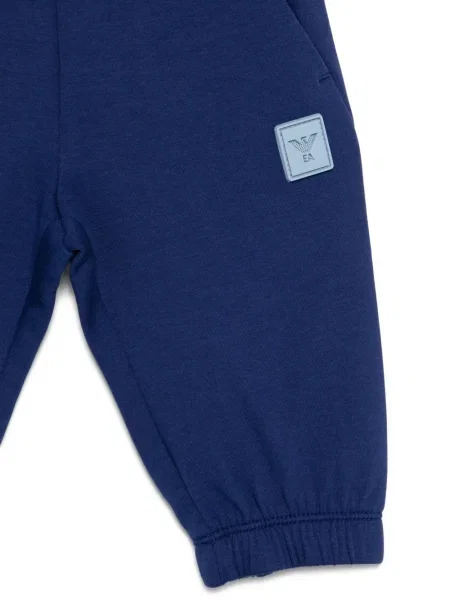 Spodnie dziecięce Emporio Armani niebieskie