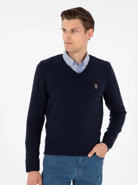 Джемпер US Polo синій