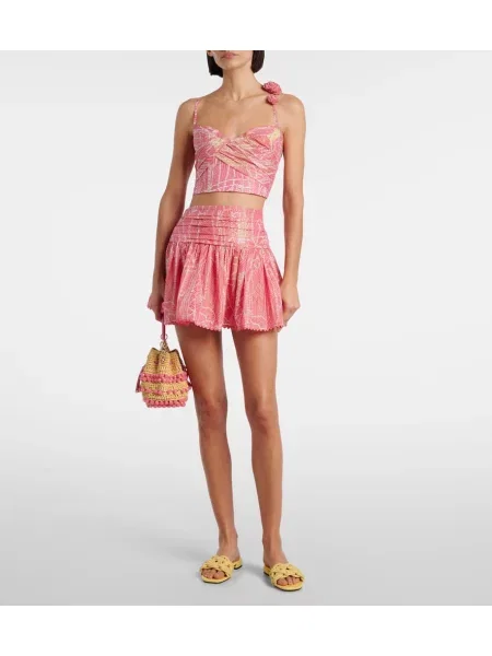 Cropp top Poupette St Barth cu imagine roz