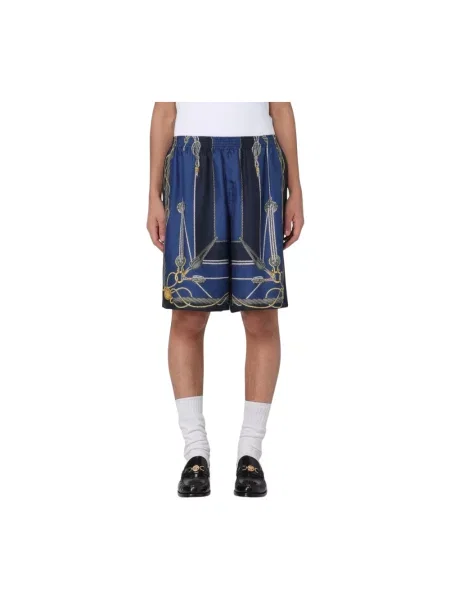Szorty Versace niebieskie
