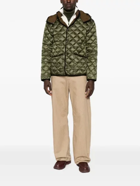Matlasat geacă Moncler verde
