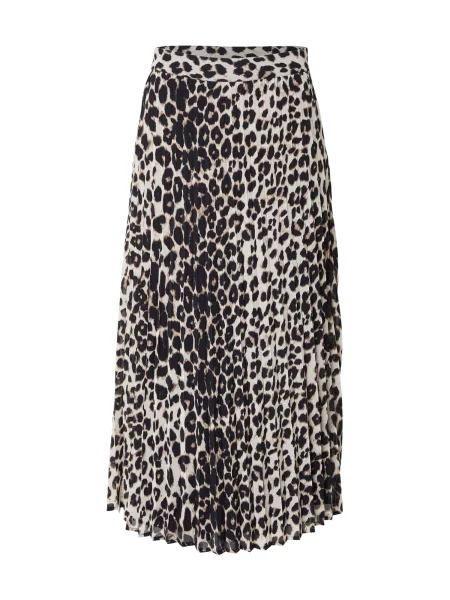 ABOUT YOU Fustă Jo maro cappuccino / maro închis negru