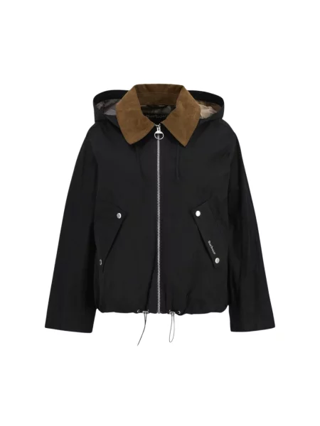 Kurtka funkcjonalna z wodoodpornego materiału o kroju regular fit model WEAVER' Barbour czarna