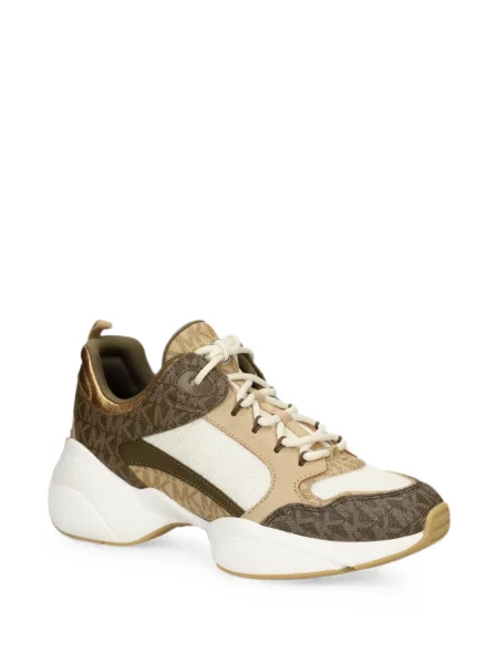 Pantofi cu toc Michael Michael Kors cu funde din piele de căprioară verde
