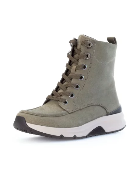 Buty do kostki Gabor zamszowe zielone