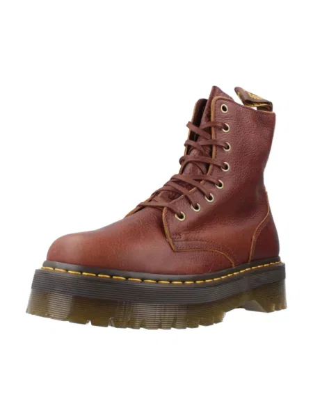 Botki Dr. Martens skórzane brązowe