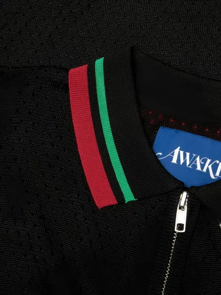Tricou polo Awake Ny plasă negru