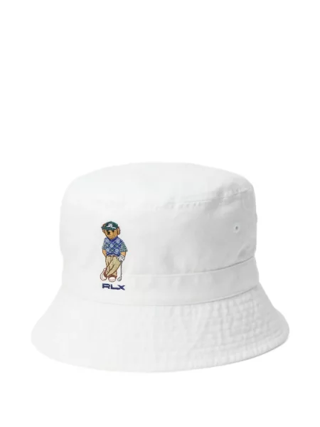 Pălărie bucket Rlx Ralph Lauren alb