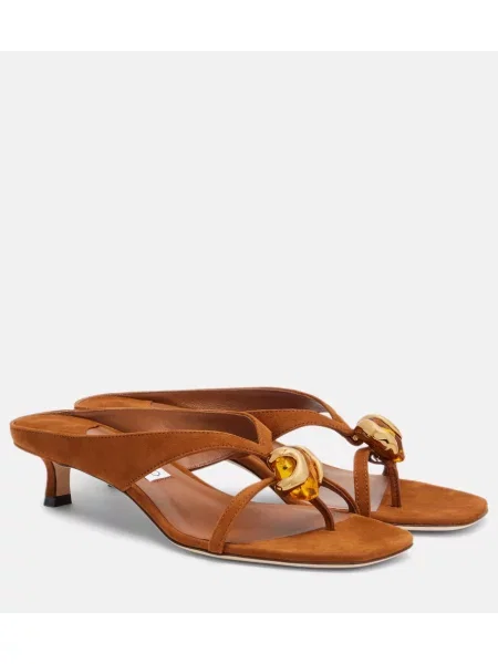 Chiloți tanga Jimmy Choo maro