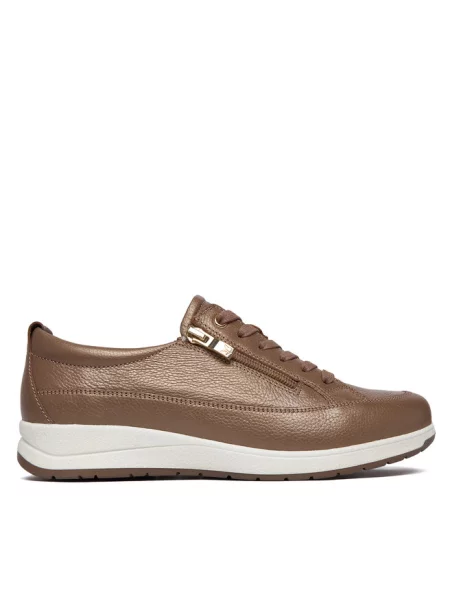 Sneakersy Caprice brązowe
