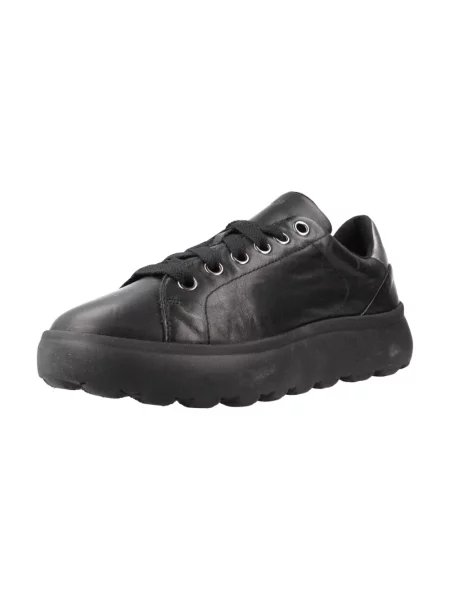 Sneakersy Geox skórzane czarne