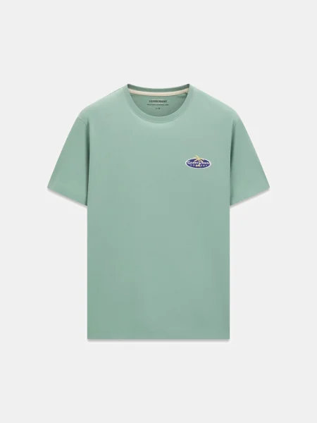 GUESS JEANS Tricou mentă verde