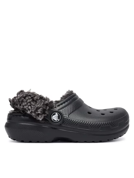 Чехли Crocs Classic Fleece Lined Clog K черен