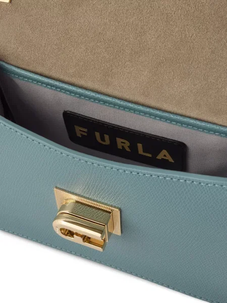 Geantă Furla din piele albastru