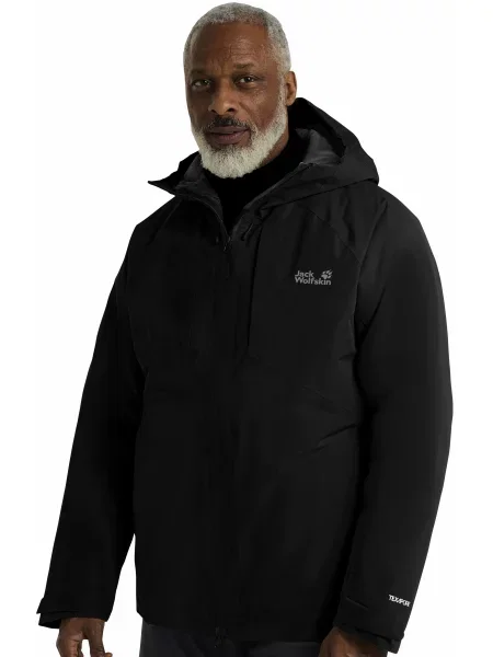 Зимова куртка Jack Wolfskin Icecape 2l down ins jkt m rds чорний