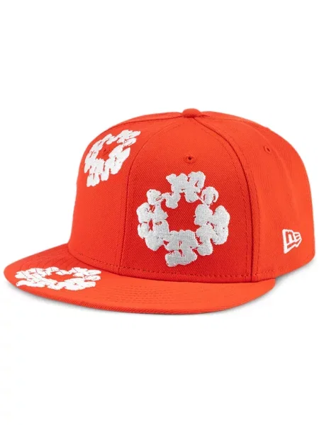 Шапка с козирки New Era Cap оранжево