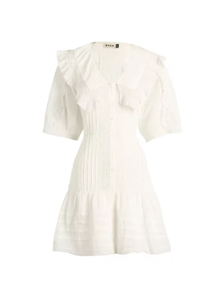 Haftowana sukienka mini Rixo biała