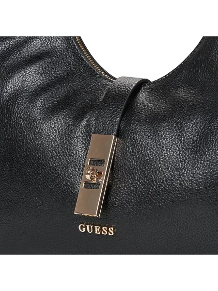 Geanta hobo Guess negru