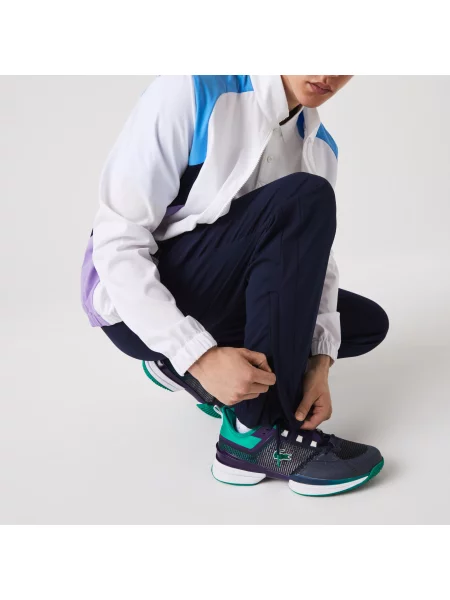 Lacoste Sportowy Dres O Regularnym Kroju I Blokowym Kolorze Ze Stójką biały
