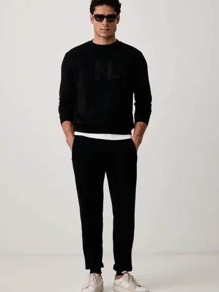Karl Lagerfeld hanorac pentru bărbați cu negru