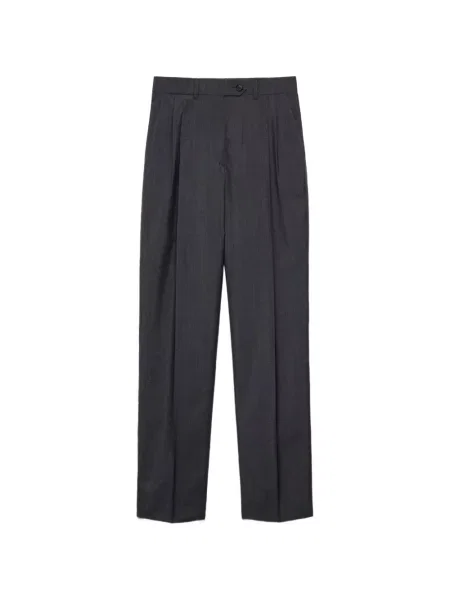 Pantaloni Prada de mohair gri