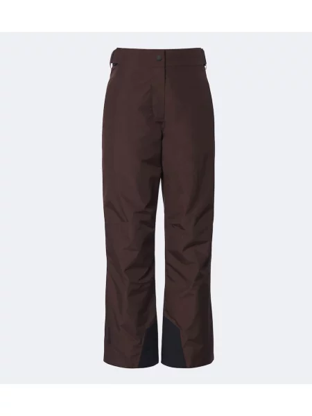 Lyžařské kalhoty Moncler Grenoble hnědé