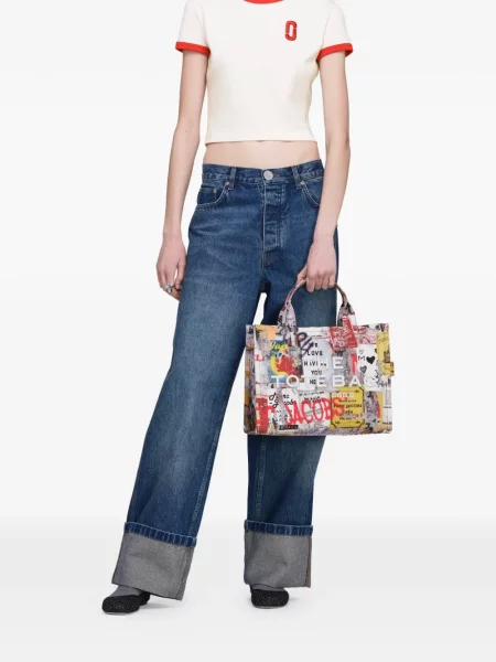 Geantă shopper Marc Jacobs din canvas