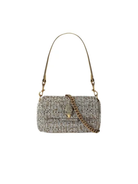 Torebka Kurt Geiger London z twillu żółta