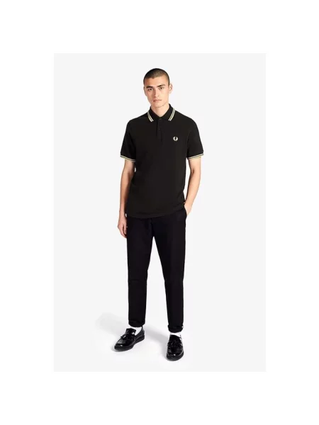 Koszulka polo Fred Perry czarna
