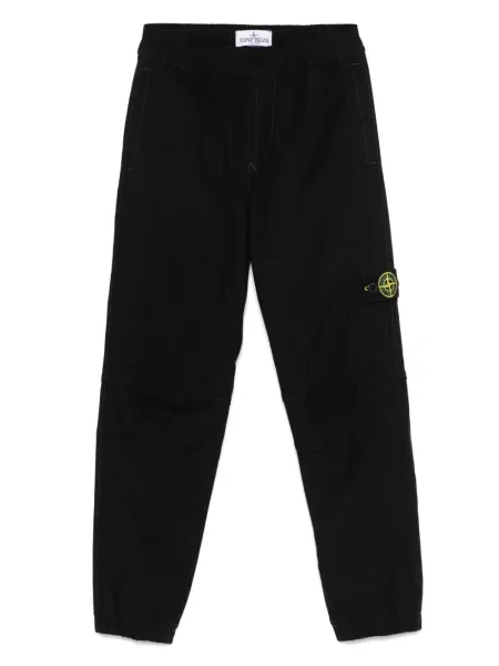 Spodnie dziecięce Stone Island czarne