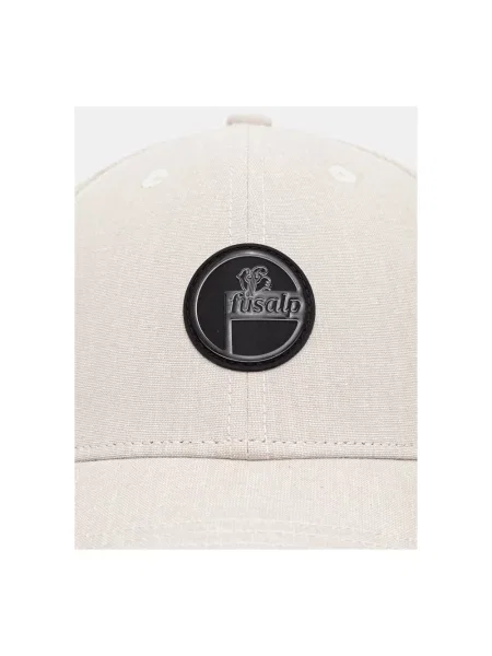 Fusalp czapka z daszkiem CHAMBRAY CAP beżowa