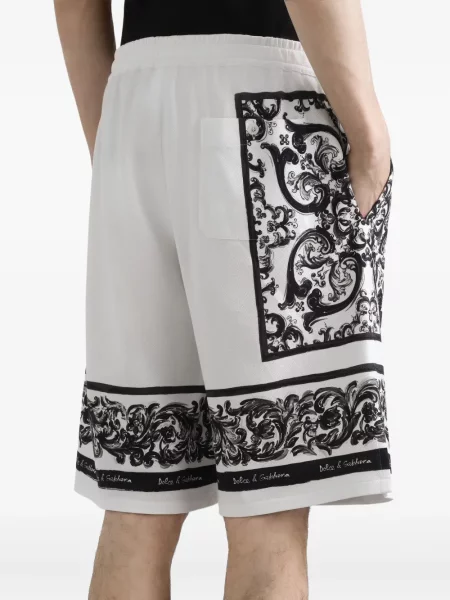 Pantaloni scurți Dolce & Gabbana cu imagine alb